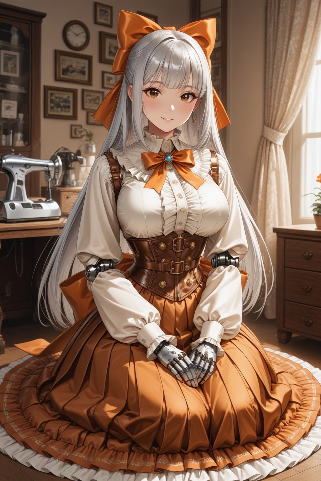 クラシカルロングスカート