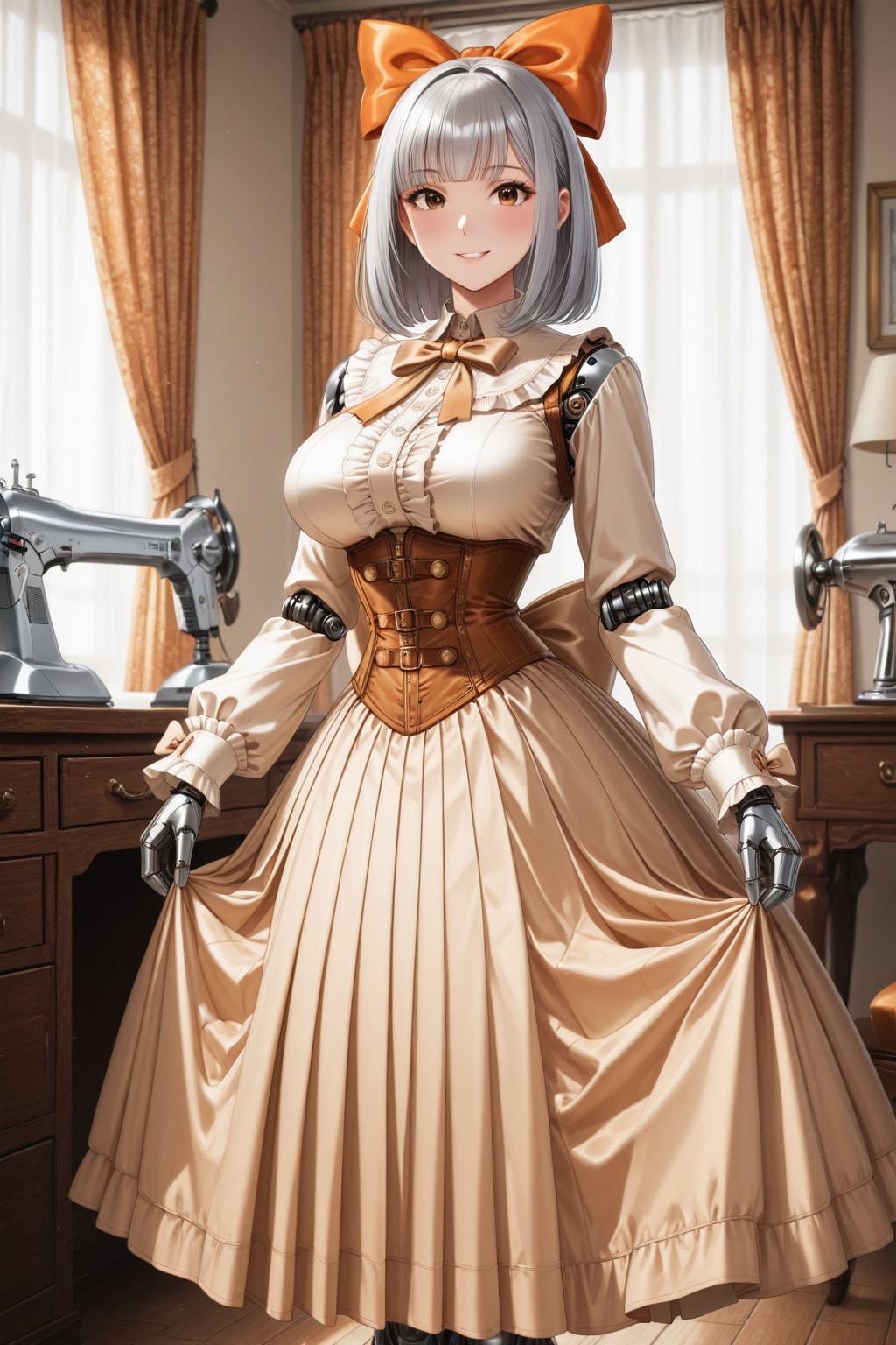 クラシカルロングスカート