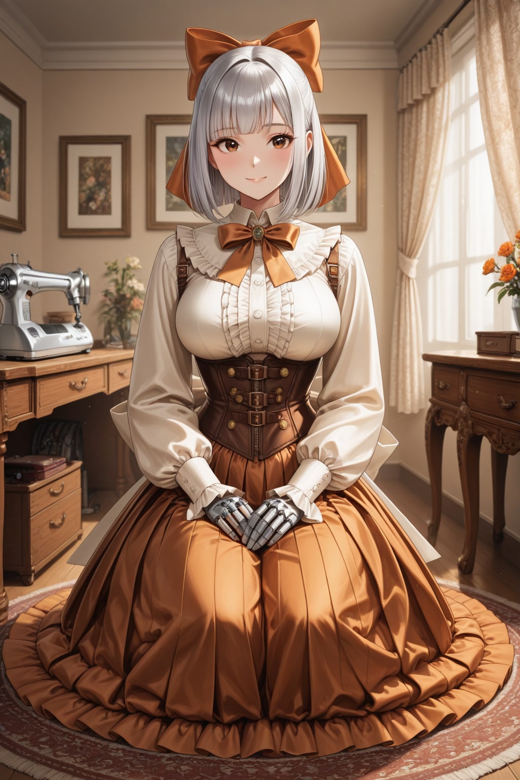 クラシカルロングスカート