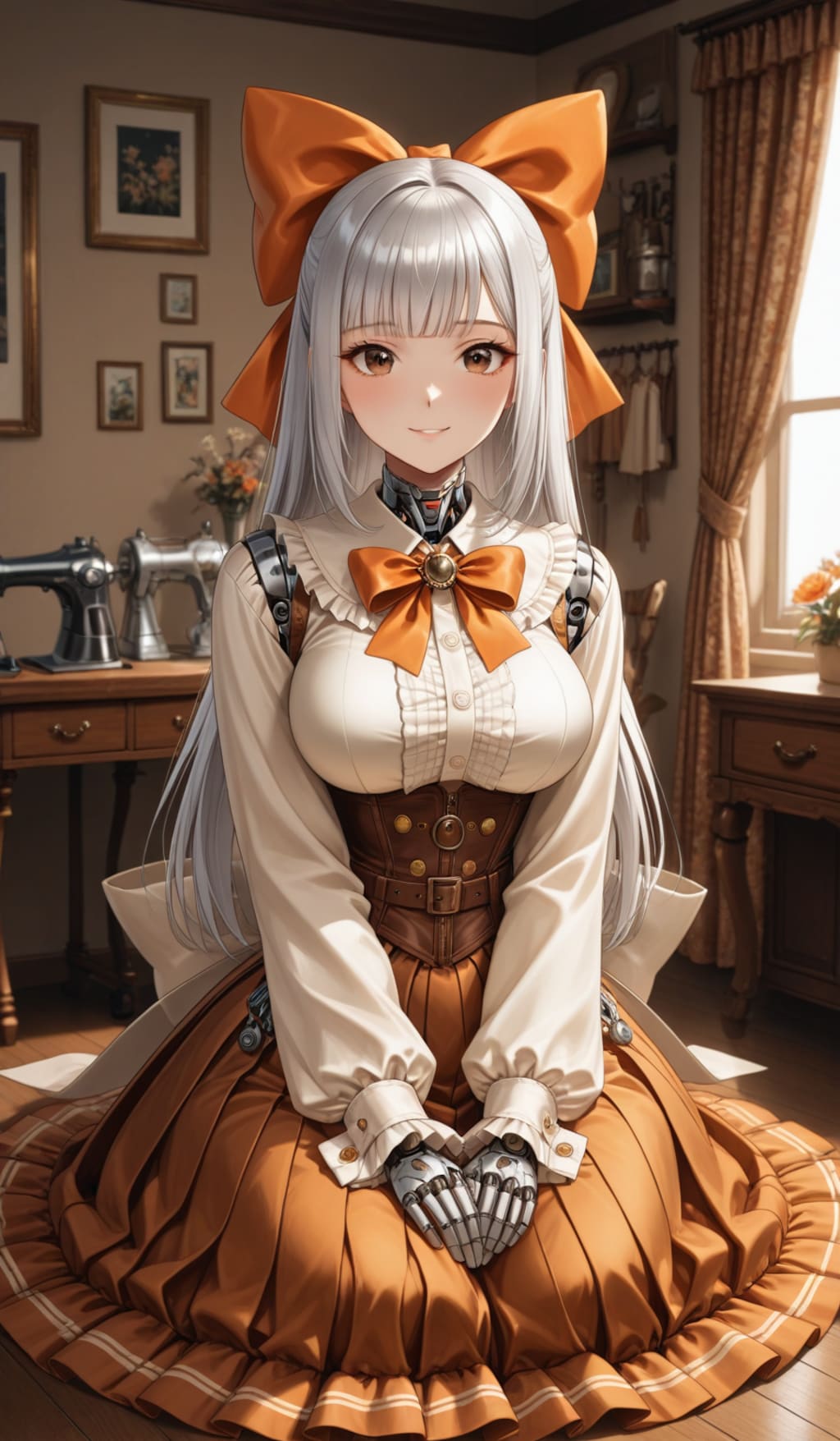 クラシカルロングスカート