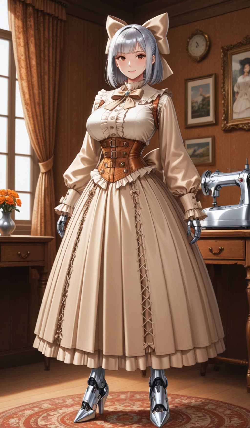 クラシカルロングスカート