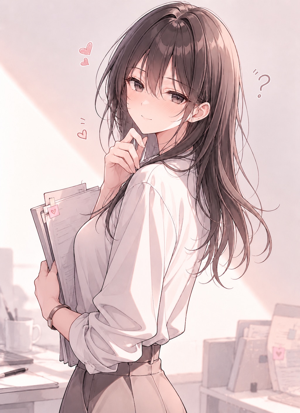 そんなに見つめてどうしたの？
