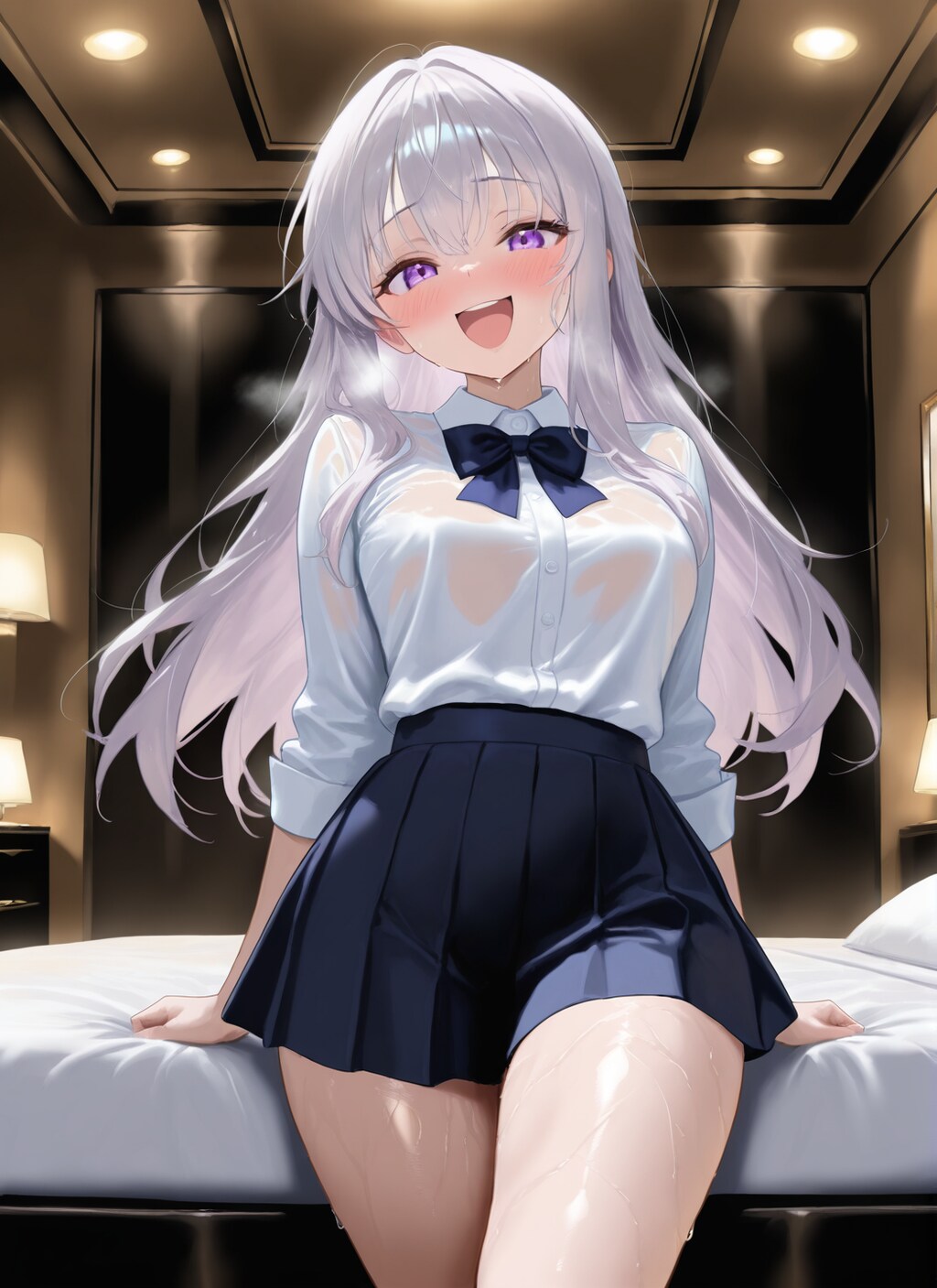 5枚で徐々に脱ぎます