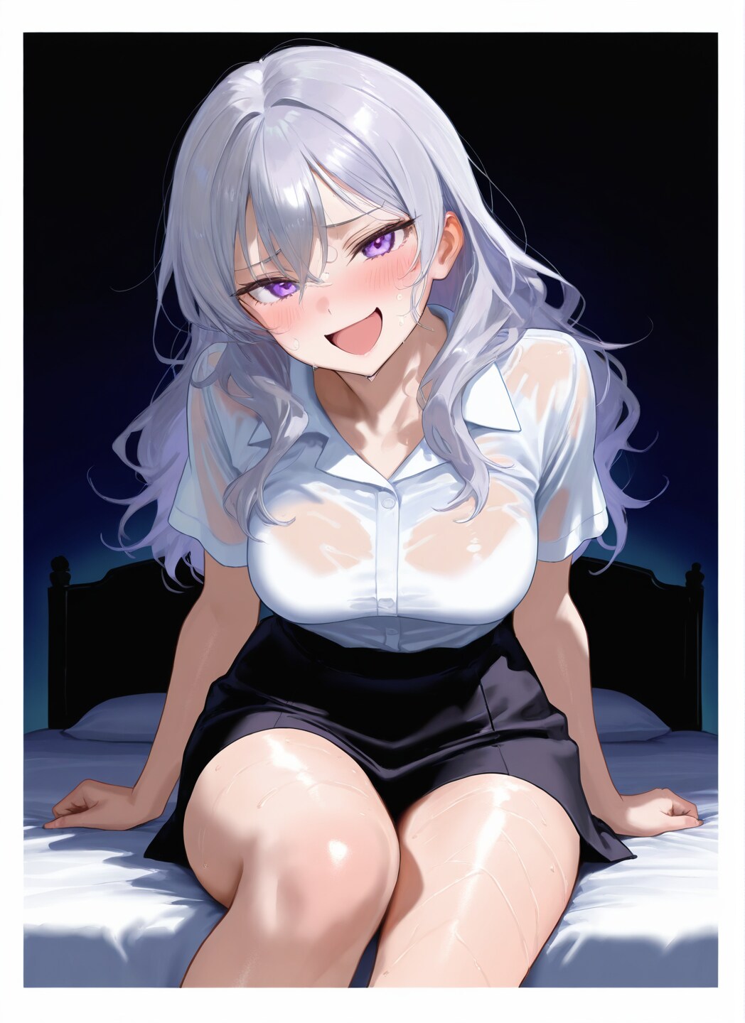 5枚で徐々に脱ぎます