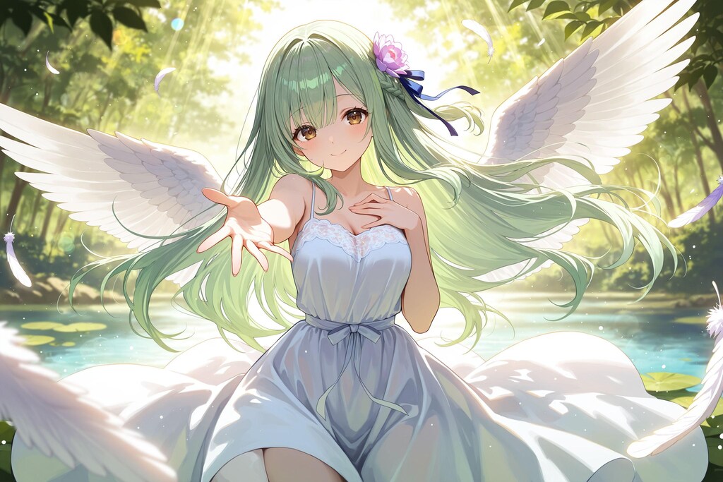 天使さん頑張ります