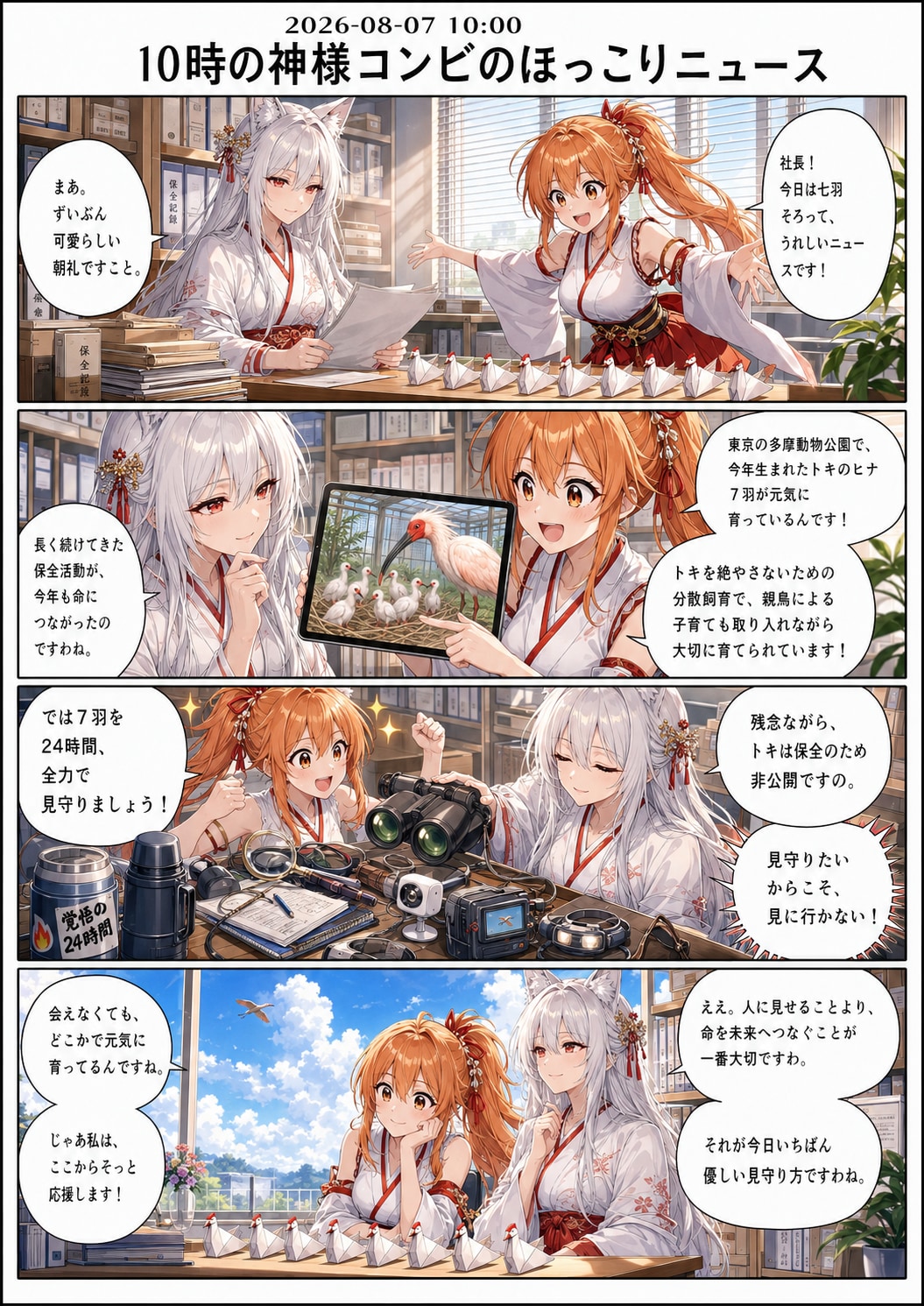 毎日漫画　10時　ほっこりニュース