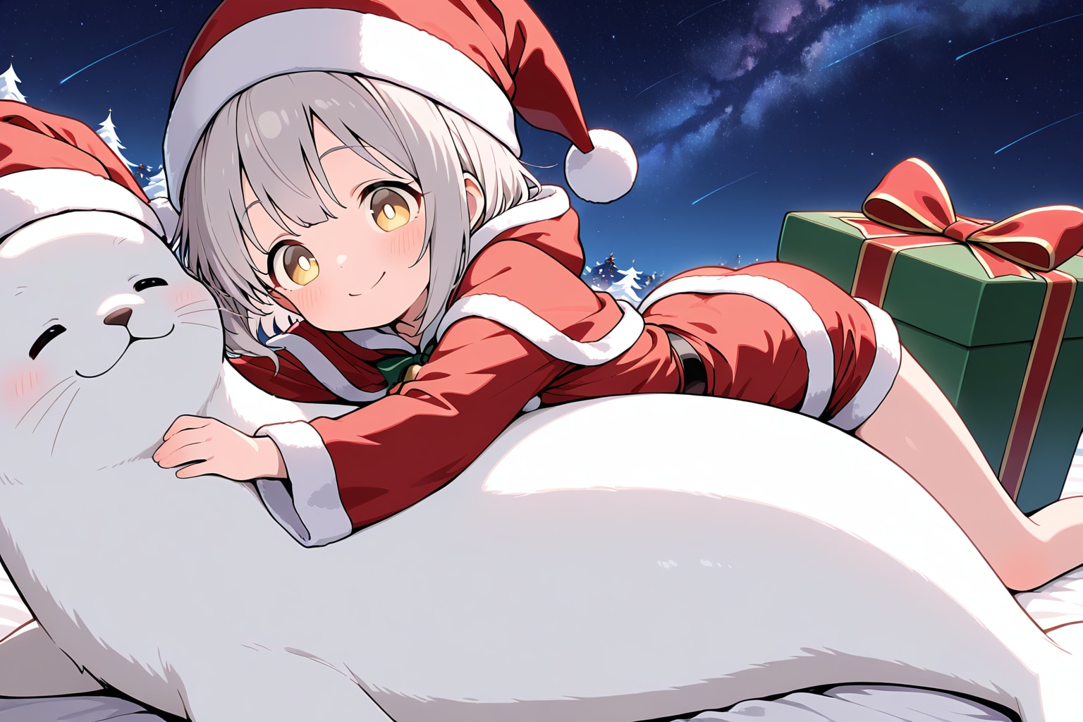 ちびサンタジルリィちゃん | の人気AIイラスト・グラビア