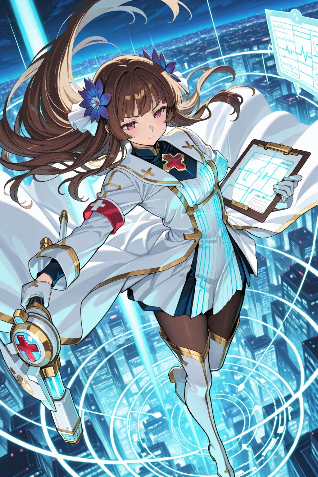 問診の時間は…ないようですねーー内科的魔法少女 | の人気AIイラスト・グラビア