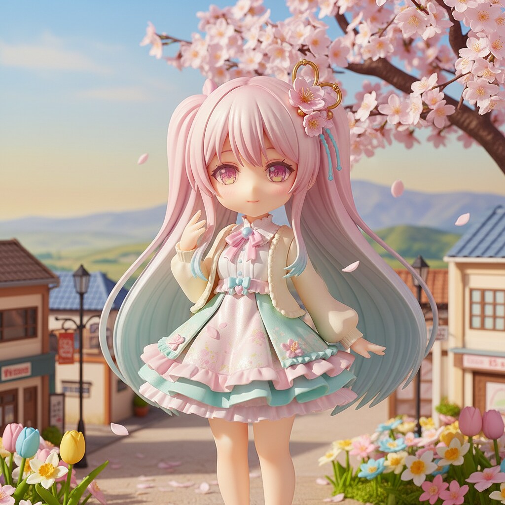 ももツイさん。春コーデ | の人気AIイラスト・グラビア