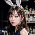 働く彼女(バニー編) 6枚目
