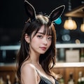 働く彼女(バニー編) 8枚目