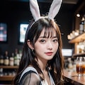 働く彼女(バニー編) 2枚目