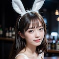 働く彼女(バニー編) 4枚目