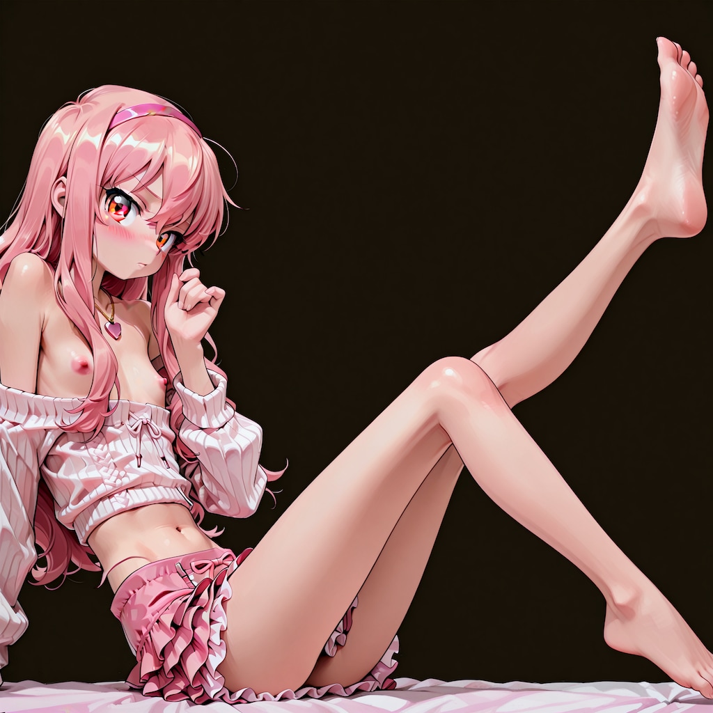 貧乳ピンク