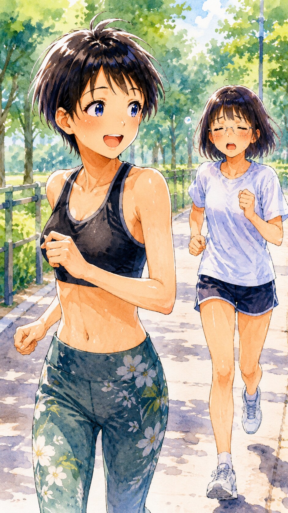 ランニング | の人気AIイラスト・グラビア