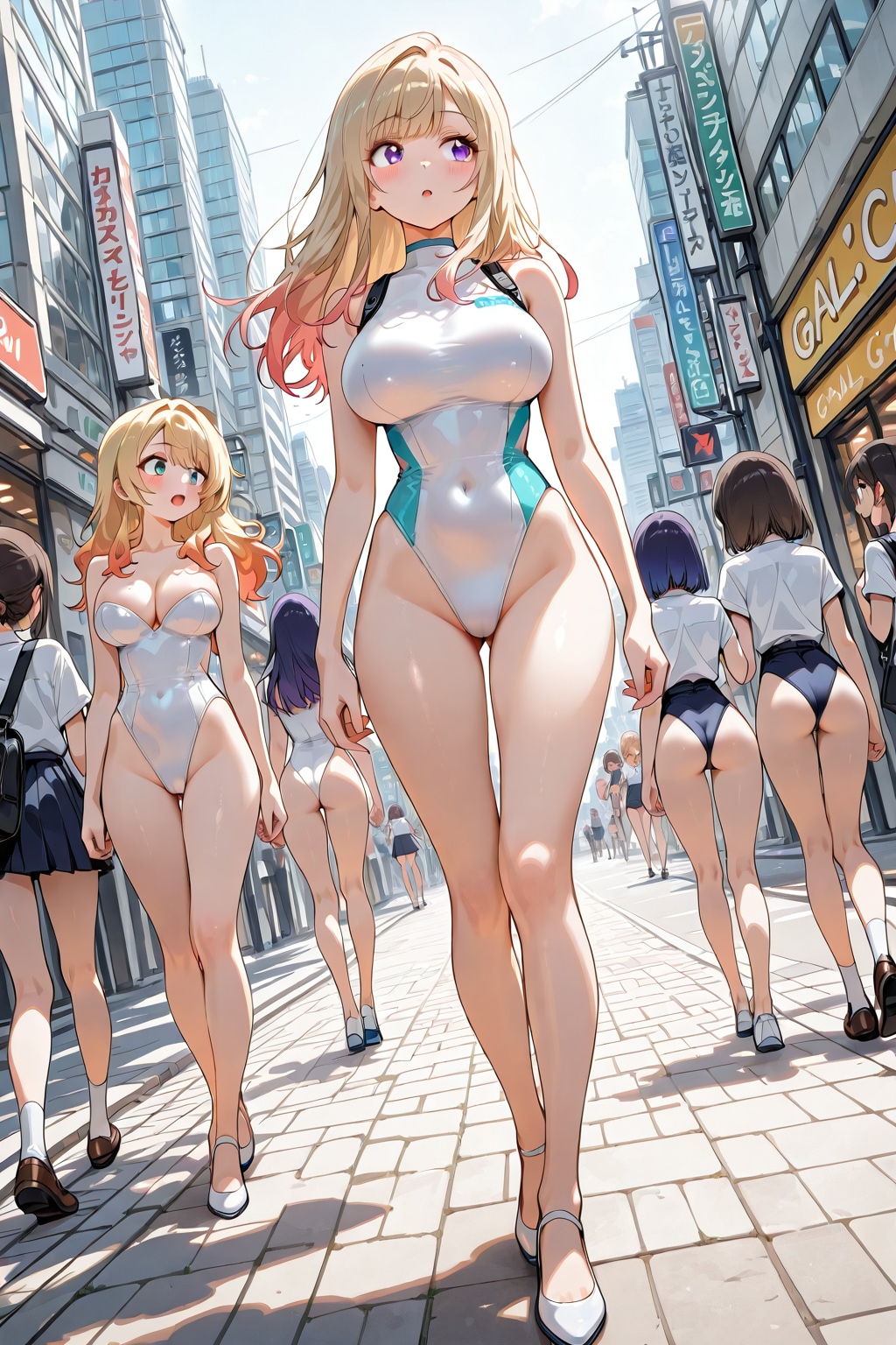 体操と水泳の女学園都市