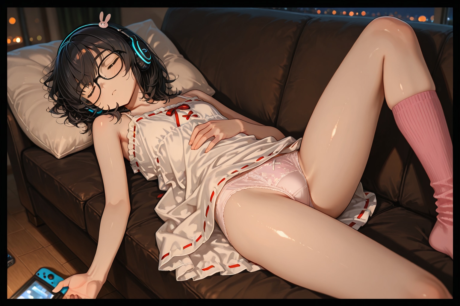 ゲーミング女児（寝落ち）