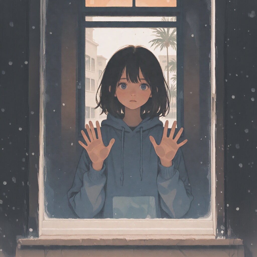 「雨やまないかな…」