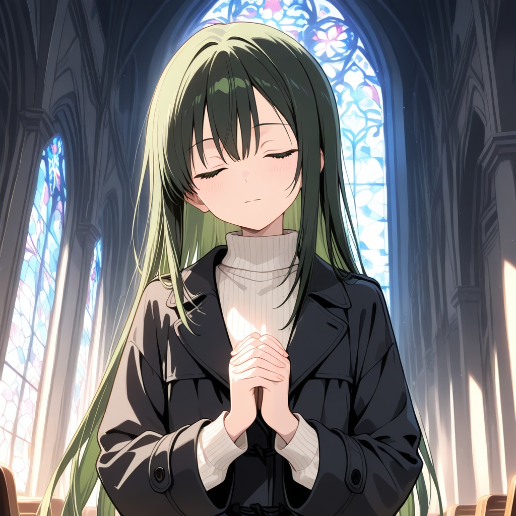 冬光の聖堂で | の人気AIイラスト・グラビア