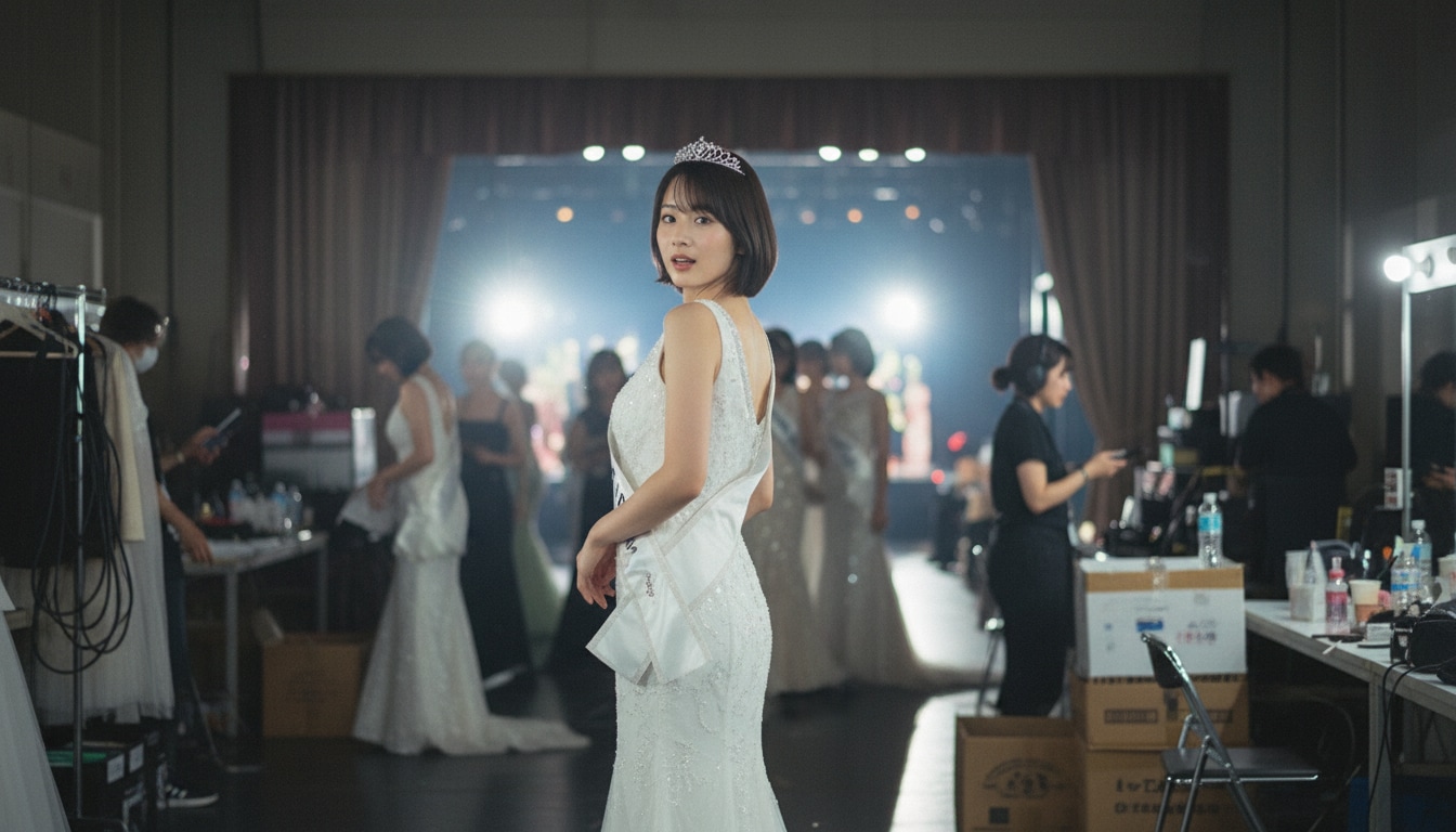 ミスコン・バックステージの奇跡 | の人気AIイラスト・グラビア