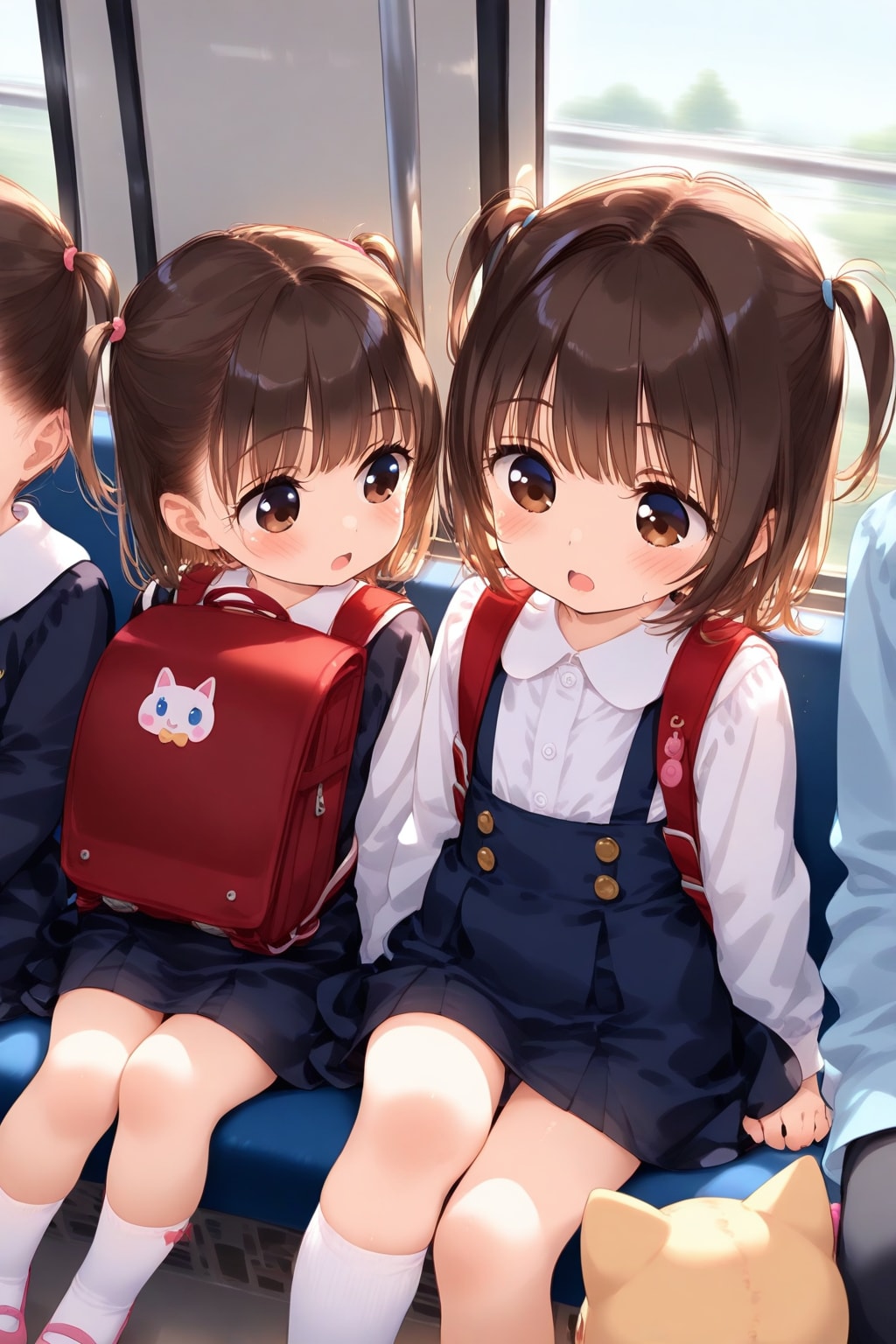 いつもの通学風景