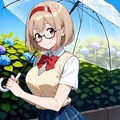 夏服と雨 4枚目