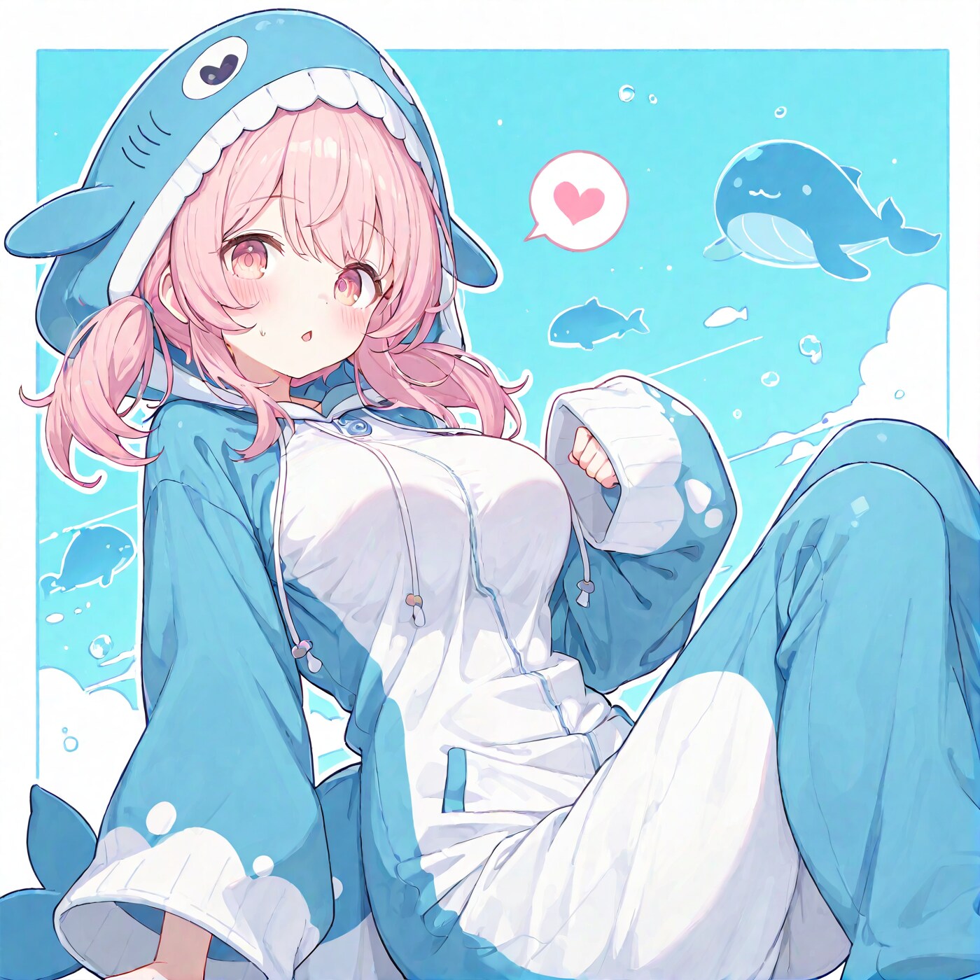 くじらちゃん⑳ | の人気AIイラスト・グラビア