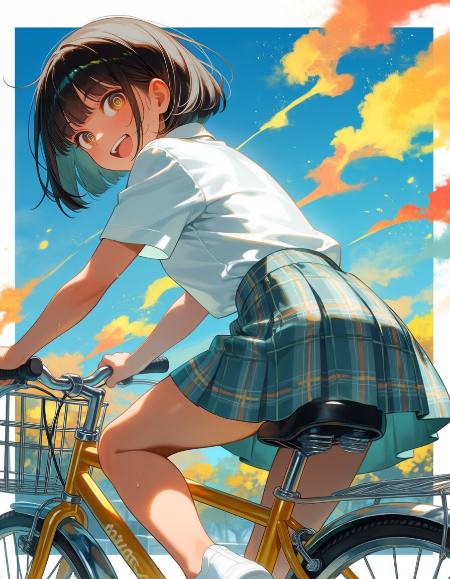 夕焼け帰り道