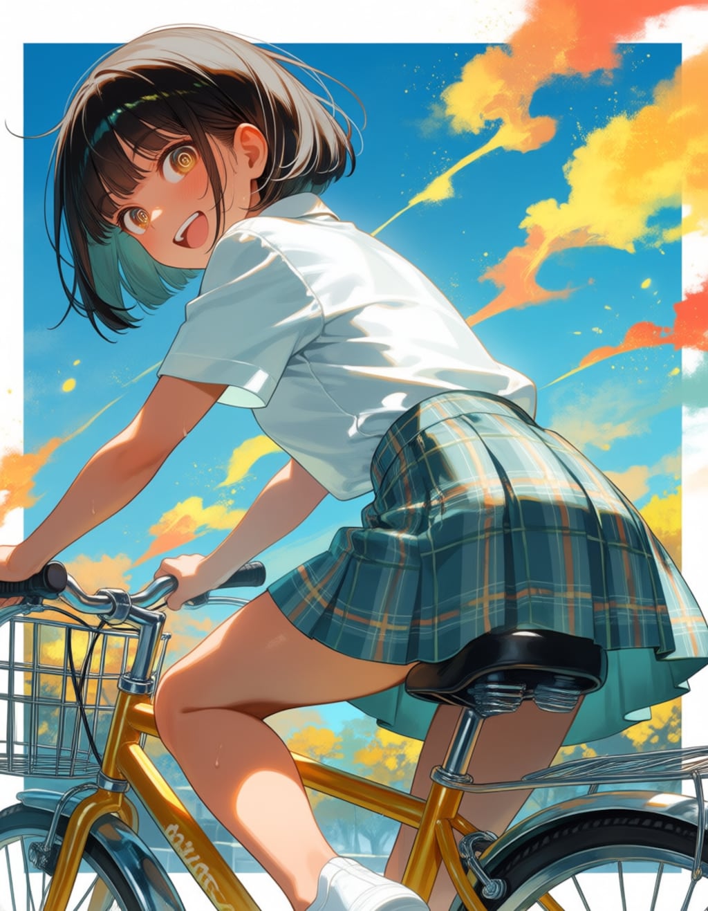夕焼け帰り道