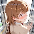 電車内〜御坂美琴〜 2枚目