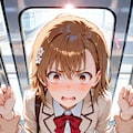 電車内〜御坂美琴〜 5枚目