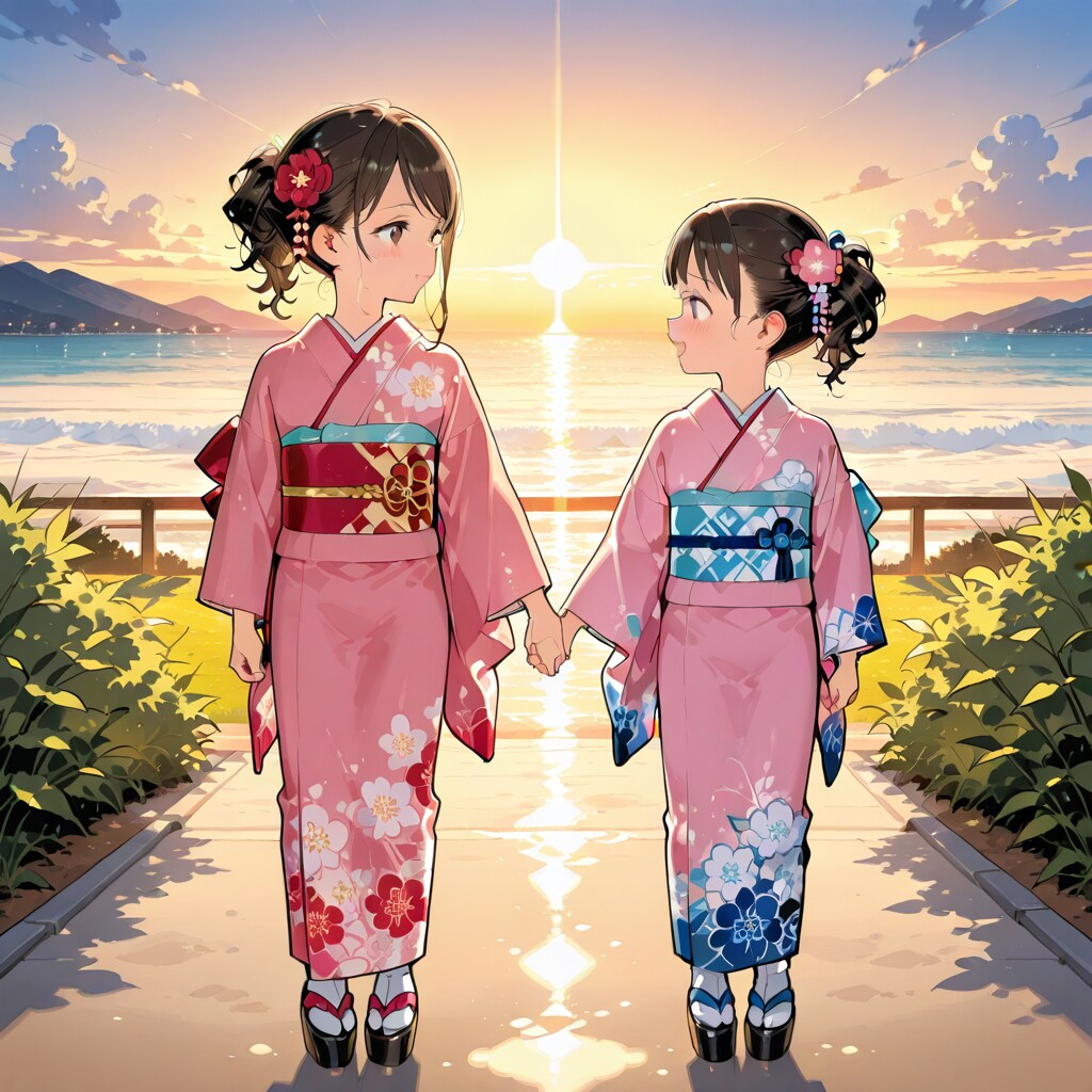 テキサス・ホールデム(着物・朝日) | の人気AIイラスト・グラビア