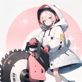 試作：チェーンソー・丸鋸LoRA [cute] 3枚目