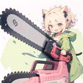 試作：チェーンソー・丸鋸LoRA [cute] 12枚目