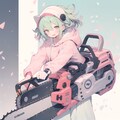 試作：チェーンソー・丸鋸LoRA [cute] 10枚目