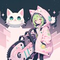 試作：チェーンソー・丸鋸LoRA [cute] 5枚目