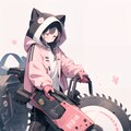 試作：チェーンソー・丸鋸LoRA [cute] 4枚目
