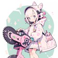 試作：チェーンソー・丸鋸LoRA [cute] 6枚目