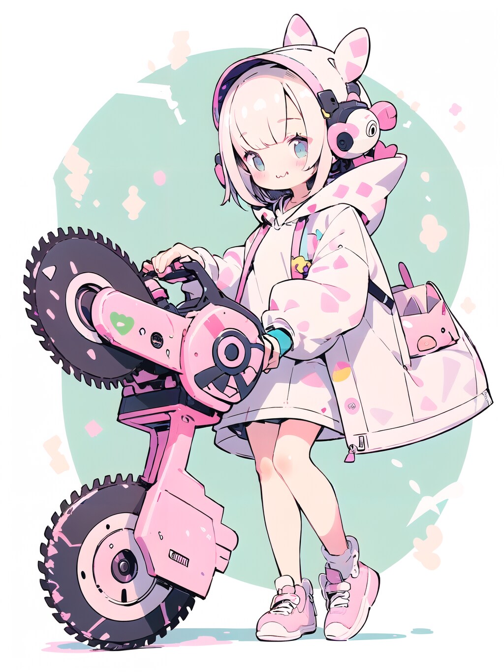 試作：チェーンソー・丸鋸LoRA [cute]
