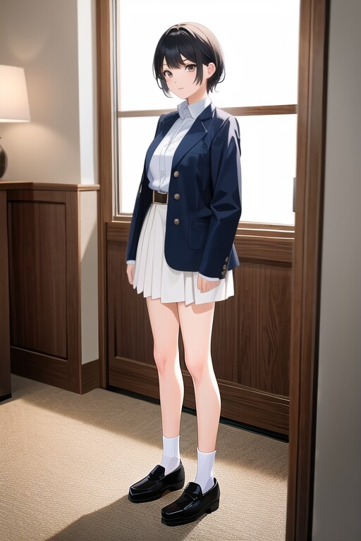 黒髪娘 | の人気AIイラスト・グラビア