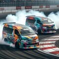 ハイエースバンのドリ車 8枚目