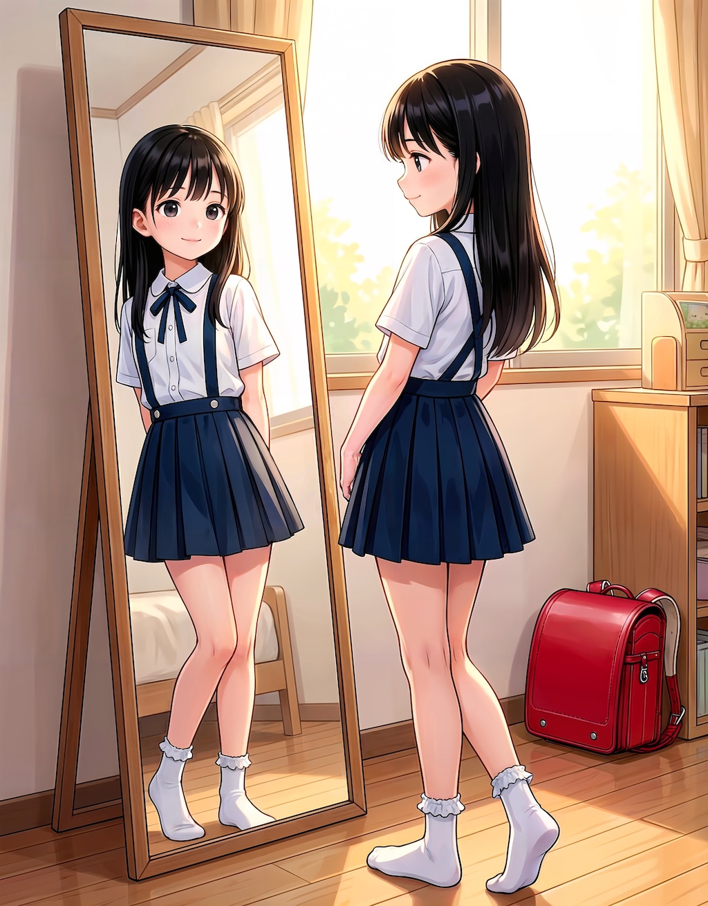 朝の身だしなみチェック（連作2/20）