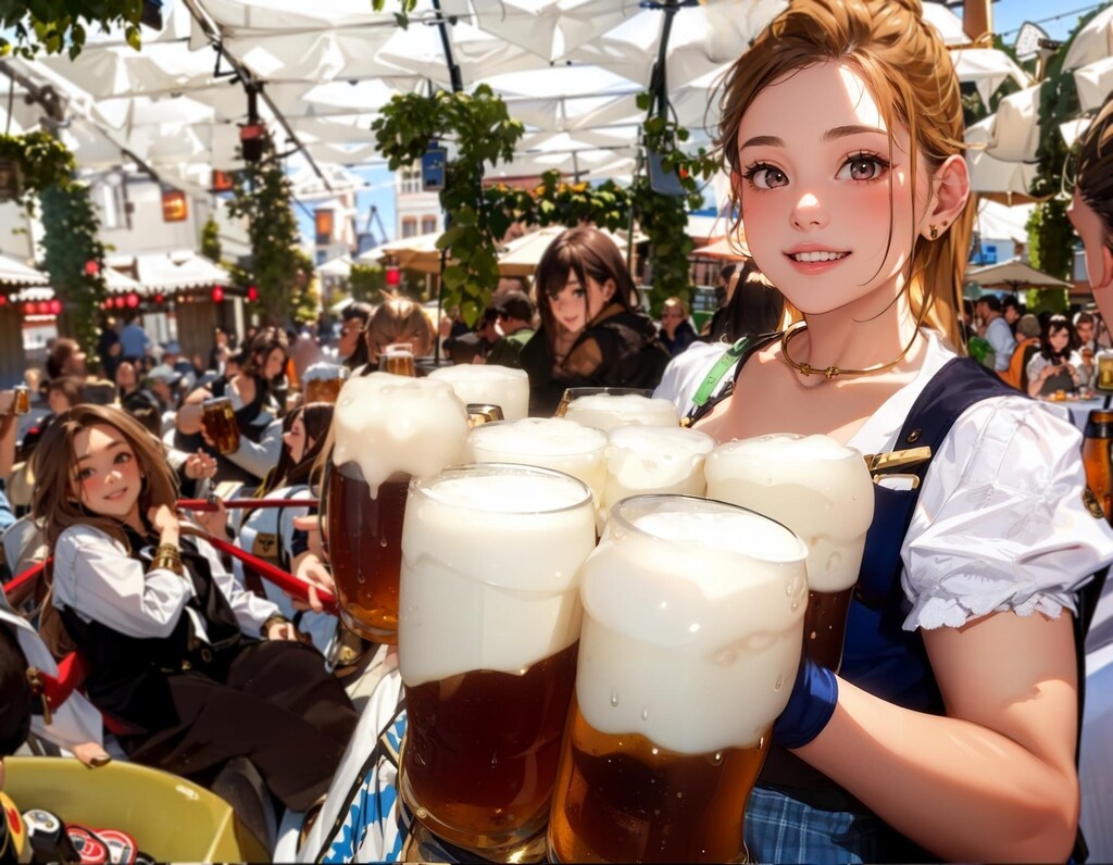 ビアガーデンにようこそ♪