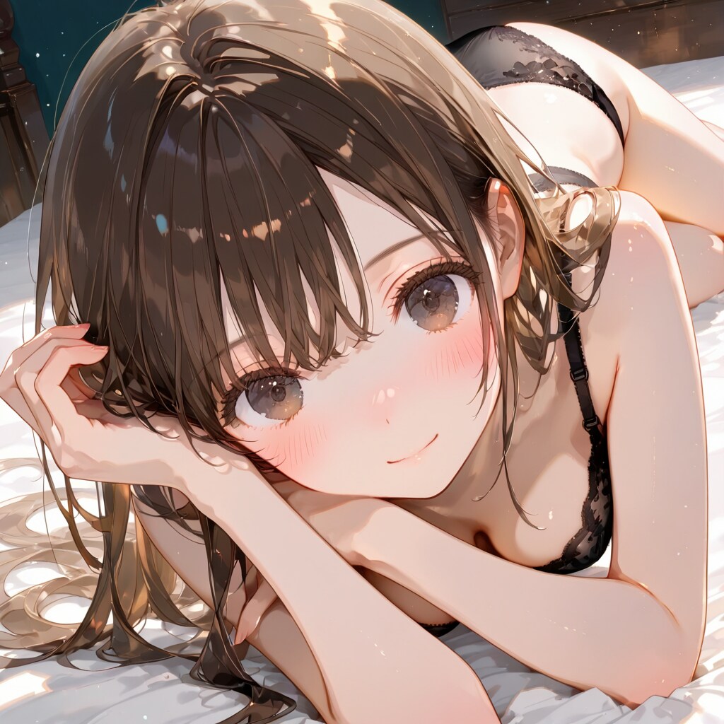 黒の下着、今夜のお誘い