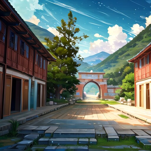 古い町並み | の人気AIイラスト・グラビア