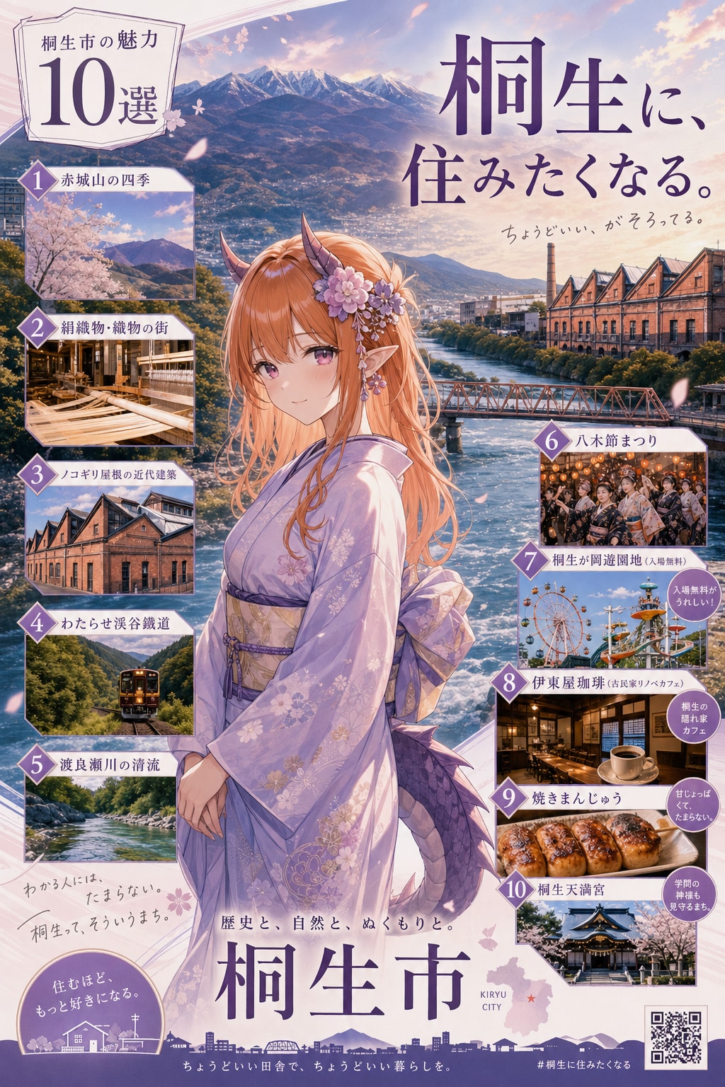 桐生市観光ポスター