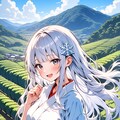 茶畑の巫女 3枚目