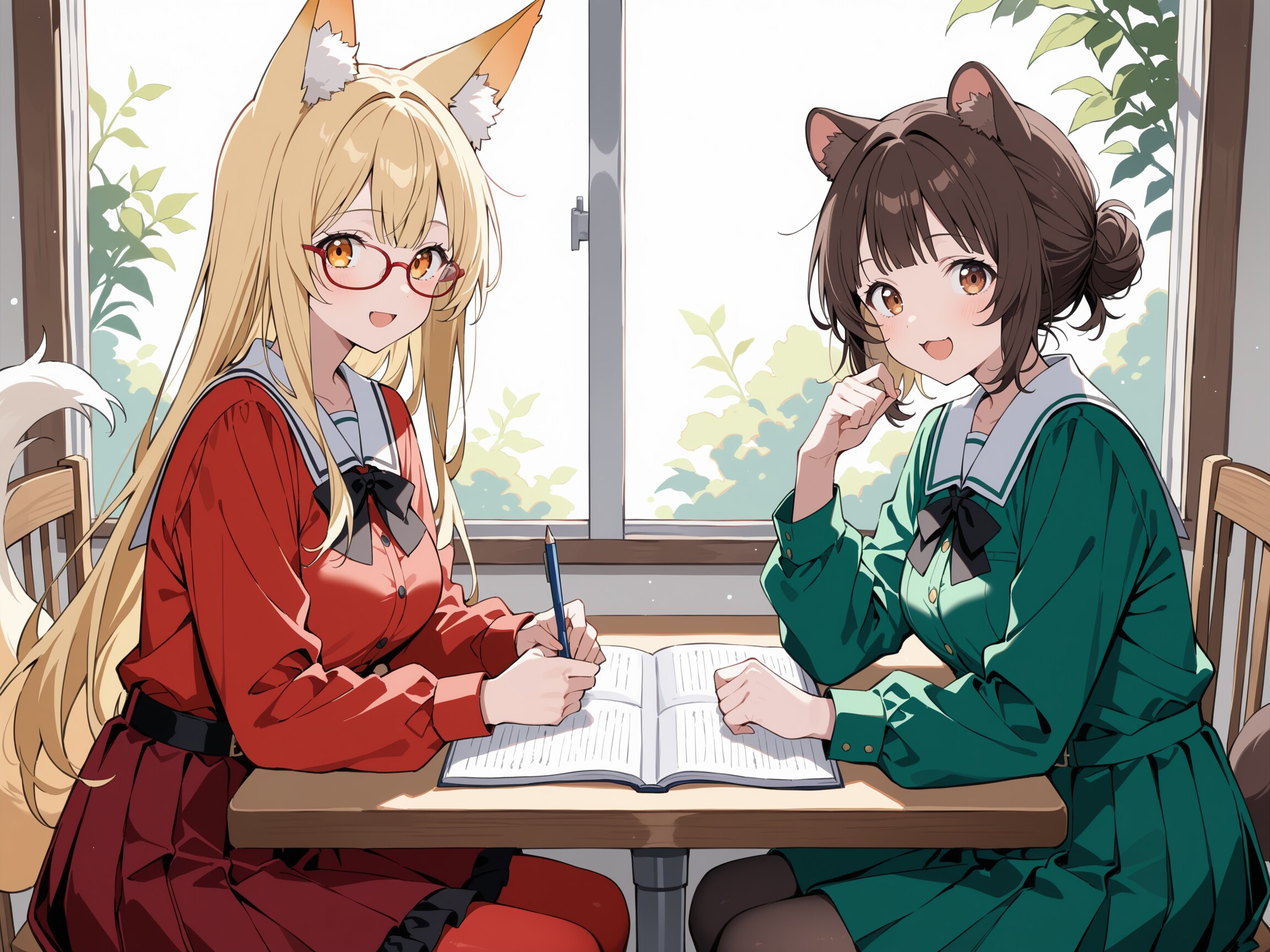 赤と緑
