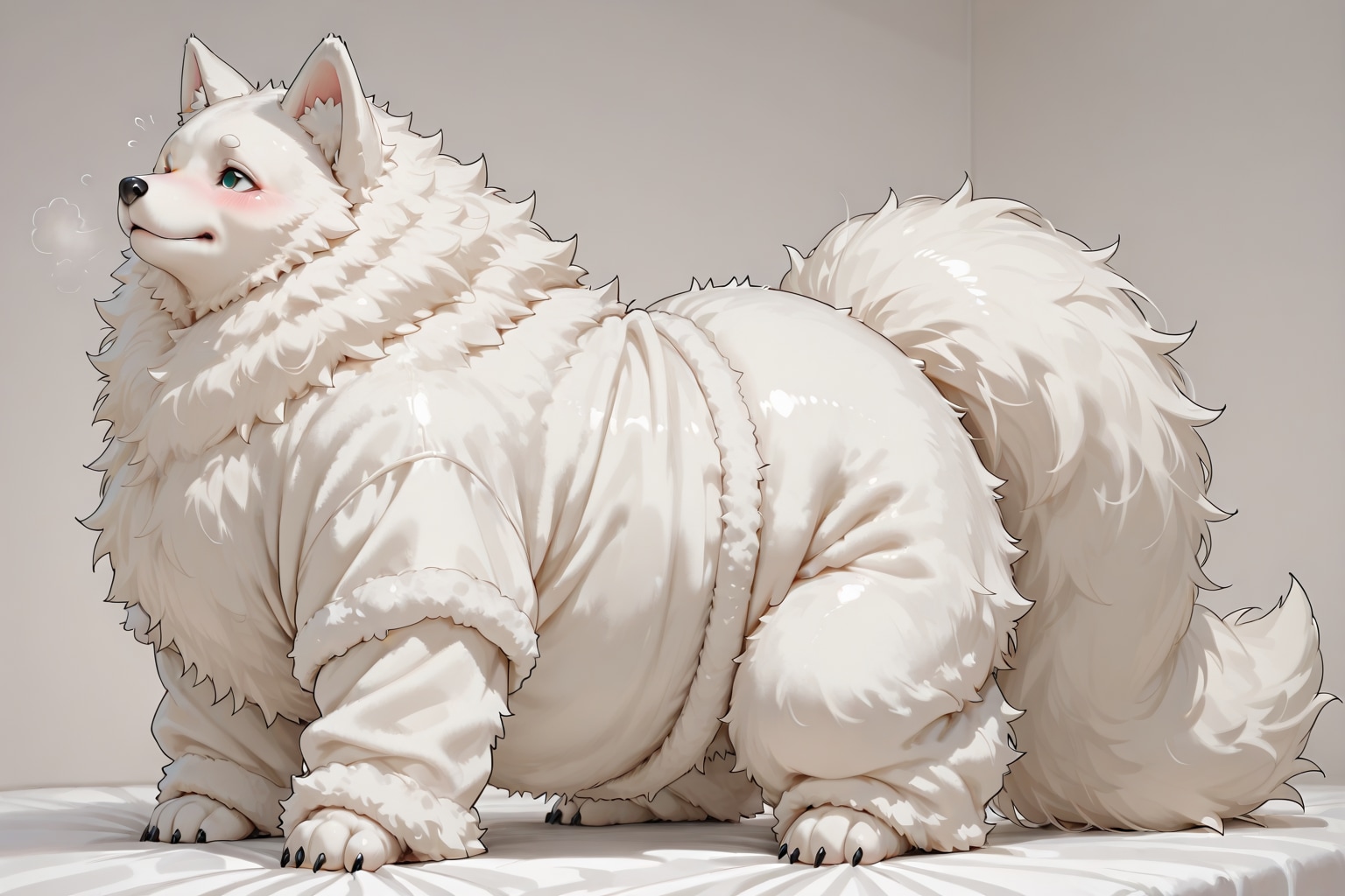LATTEでもこもこの厚着でエッチスケッチワンタッチ | の人気AIイラスト・グラビア