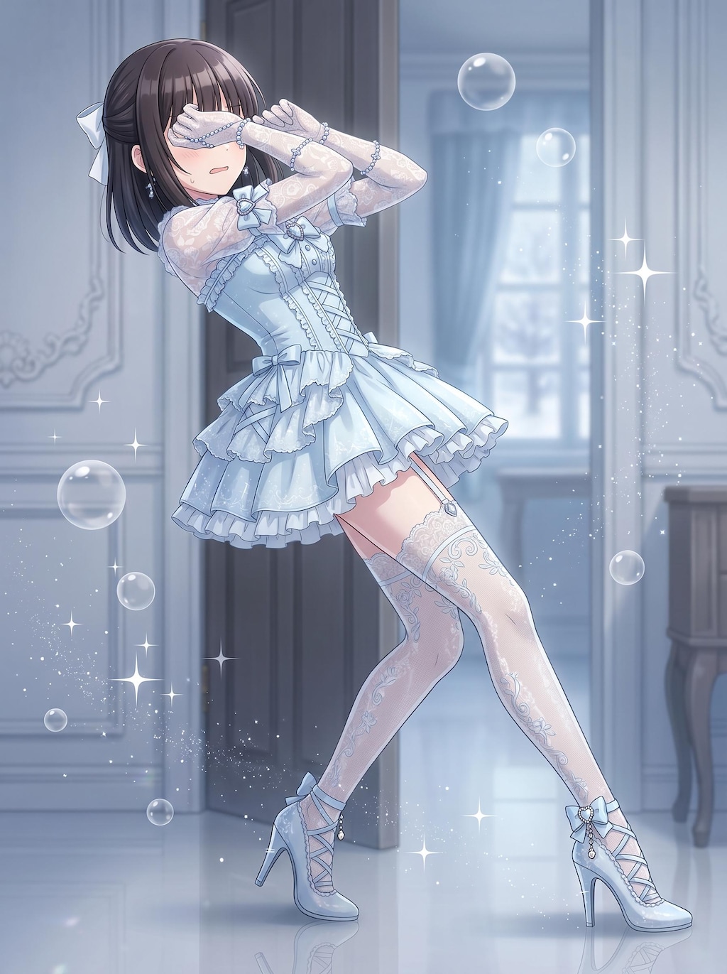 薄氷綺羅の袖